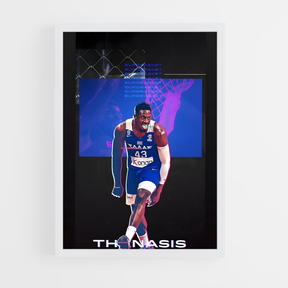 Poster Thanasis antetokounmpo – affiche Basketball (vue 3)